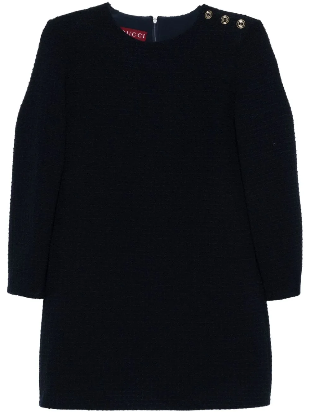 bouclé mini dress