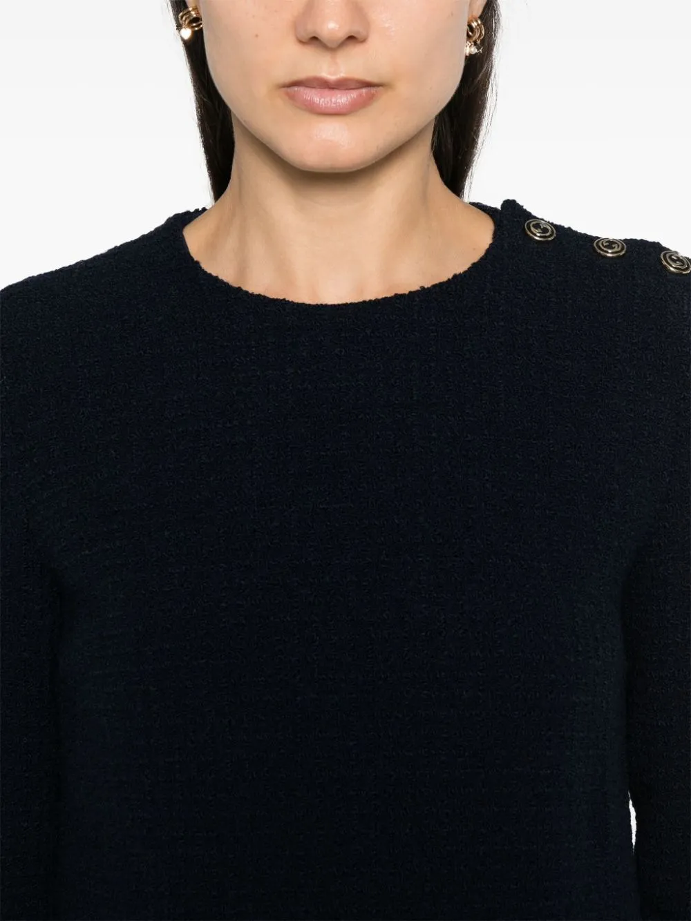 bouclé mini dress