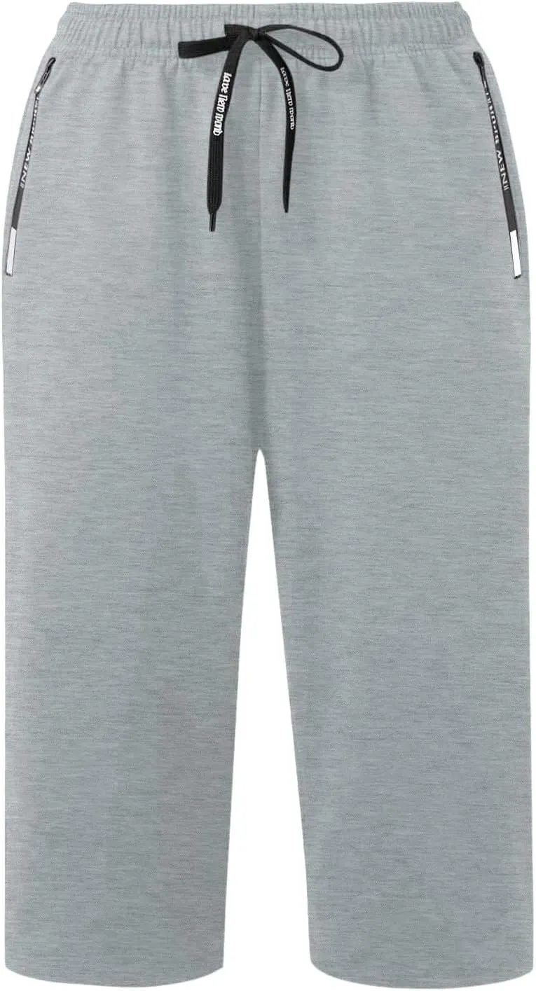 Capris Pants for Women Stretch Plus Size Quick Drying Drawstring Casual Cargo Straight with Pockets