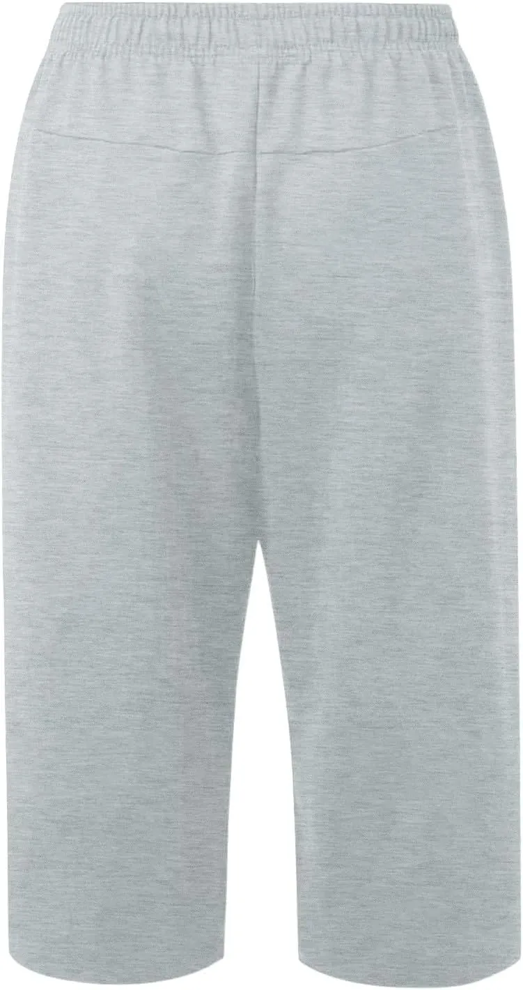 Capris Pants for Women Stretch Plus Size Quick Drying Drawstring Casual Cargo Straight with Pockets