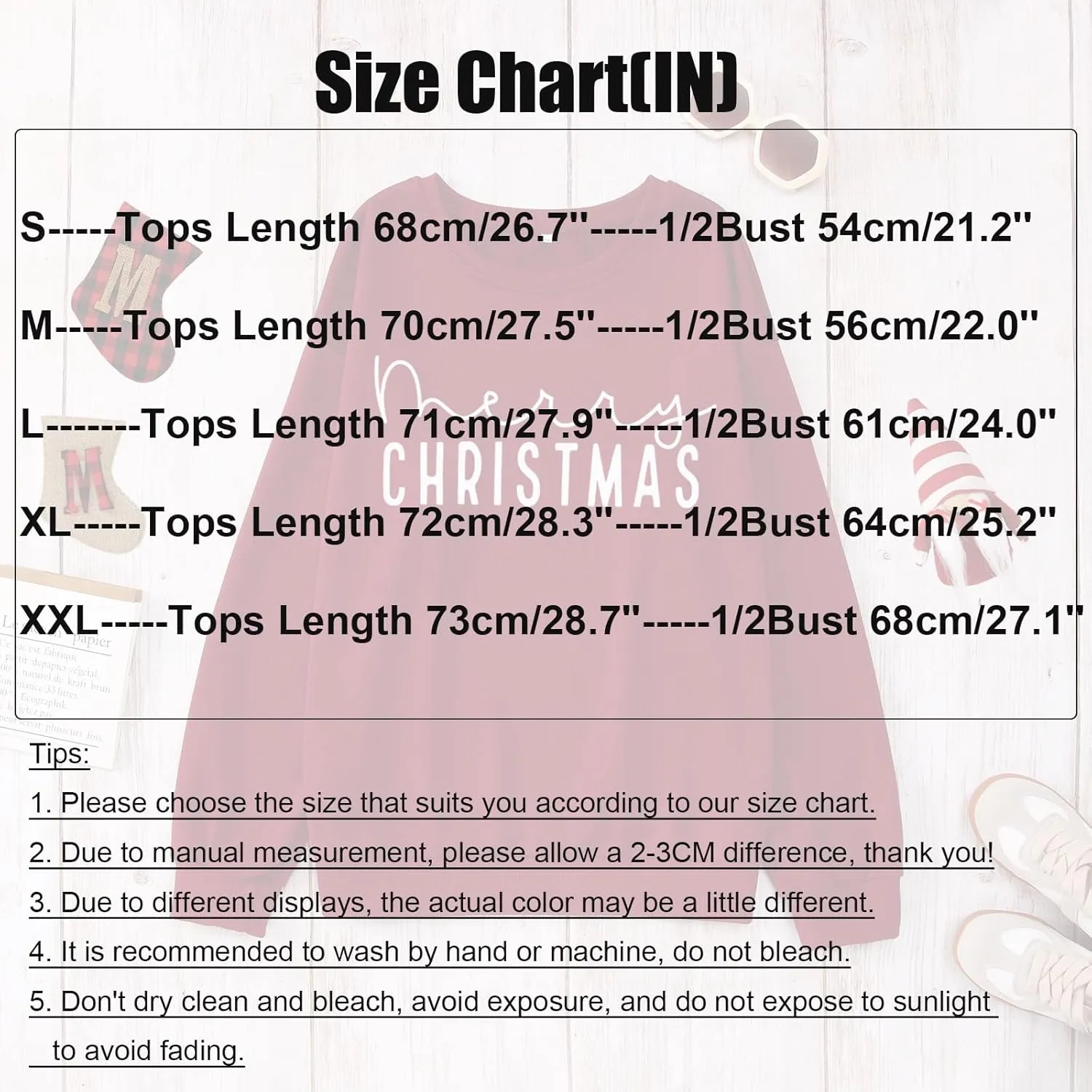 CM C&M WODRO Merry Christmas Sweatshirt Women Crewneck Xmas Holiday Sweater Shirt Winter Long Sleeve Oversized Pullover Tops