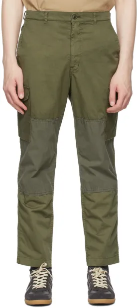 Comme des GarÃ§ons Homme Khaki Twill Cargo Pants