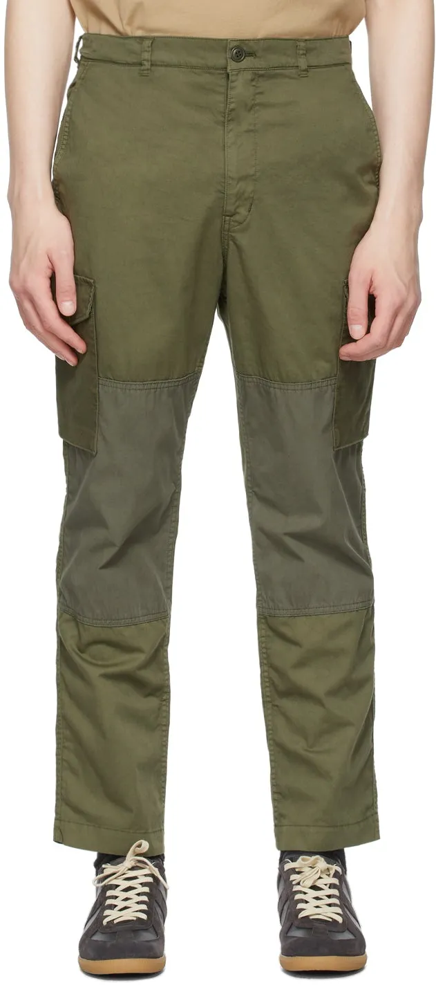 Comme des GarÃ§ons Homme Khaki Twill Cargo Pants