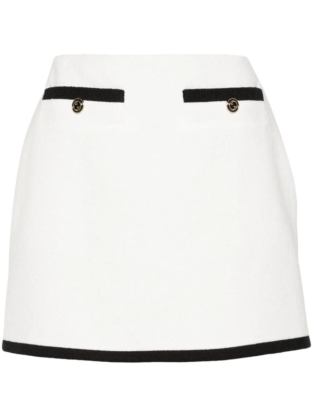 COTTON TWEED SKIRT
