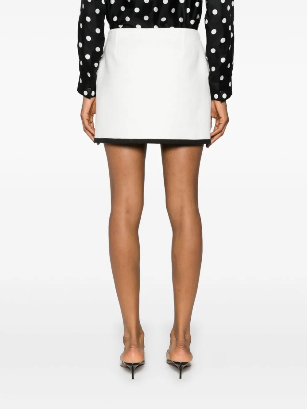 COTTON TWEED SKIRT