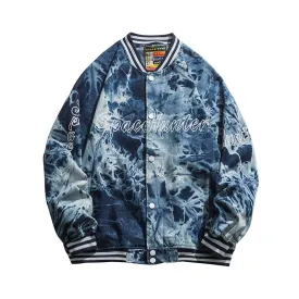 DAVILRAY SPACE HUNTER JAPANESE URBAN STYLE TIE DYED CASUAL UNISEX JACKET