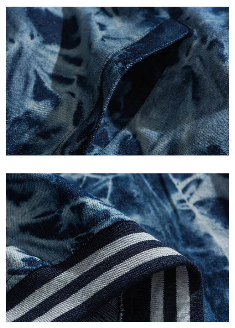 DAVILRAY SPACE HUNTER JAPANESE URBAN STYLE TIE DYED CASUAL UNISEX JACKET