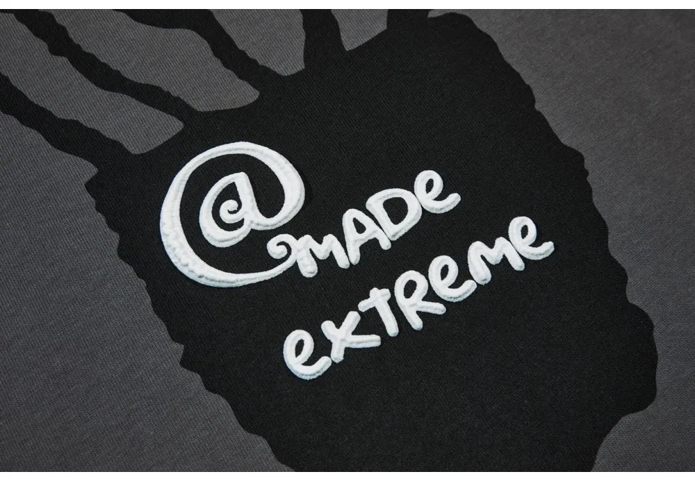 Extreme Aesthetic 'Bouquet' Foam Print Cotton T-Shirt