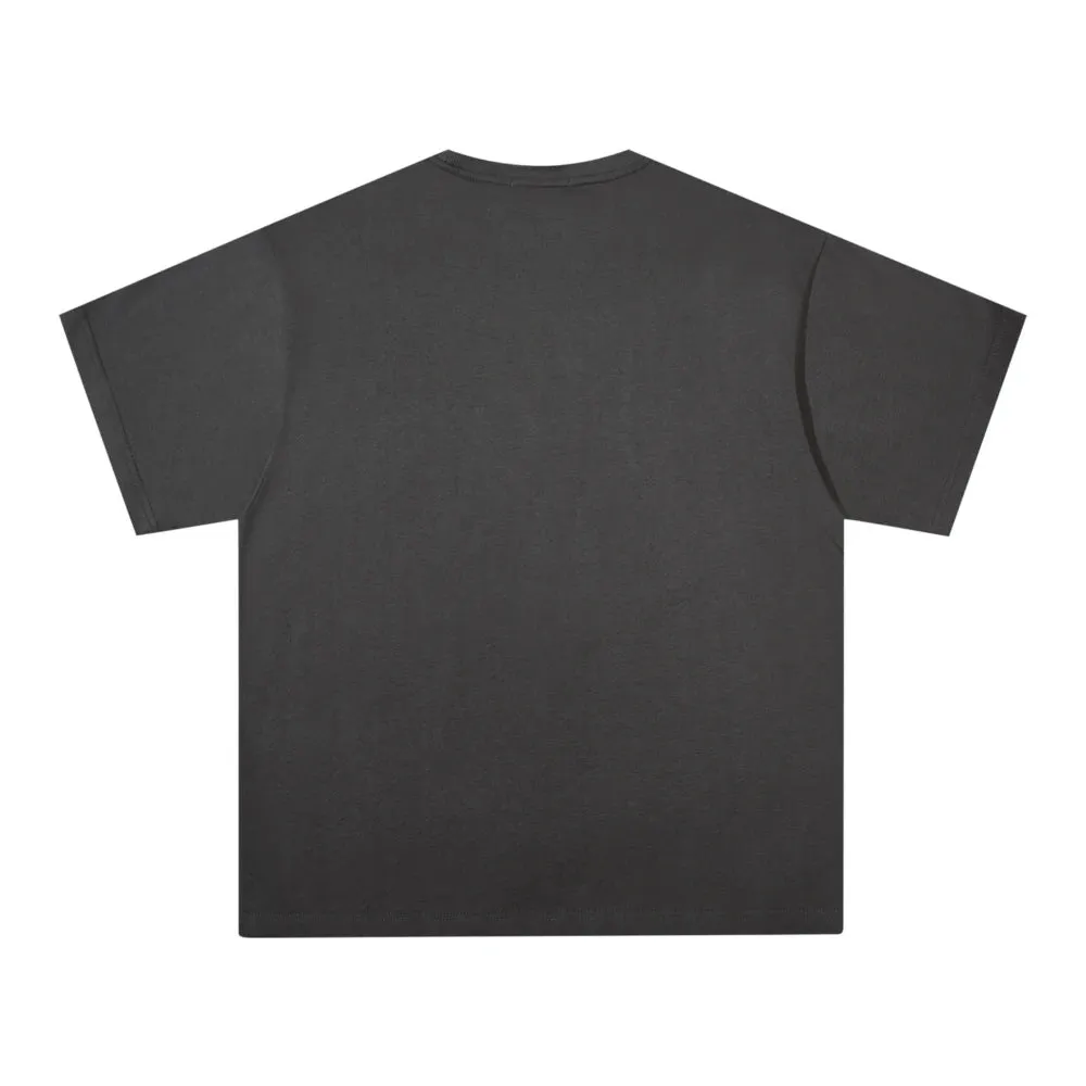 Extreme Aesthetic 'Bouquet' Foam Print Cotton T-Shirt