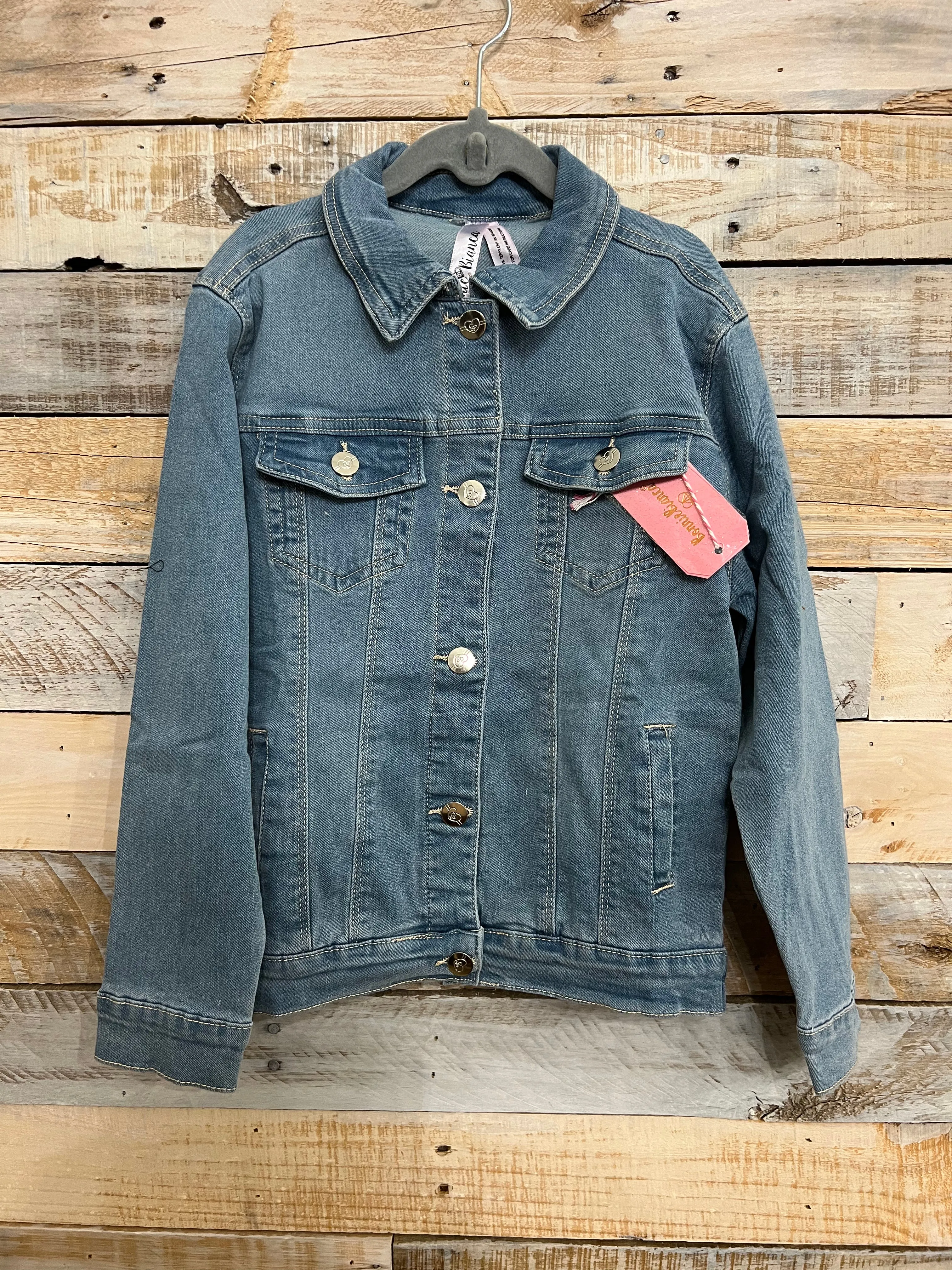 Girls Stretch Denim Jacket