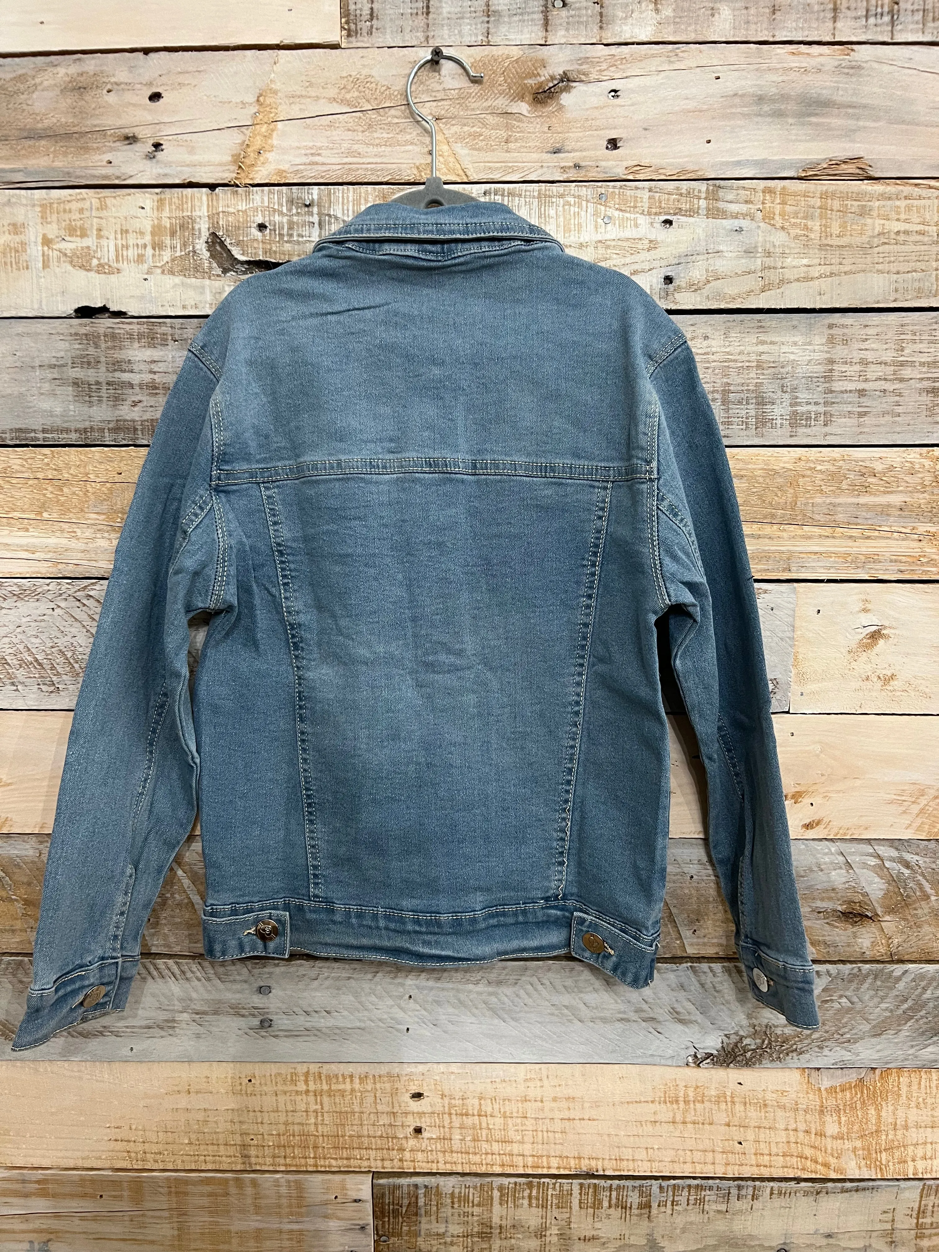 Girls Stretch Denim Jacket