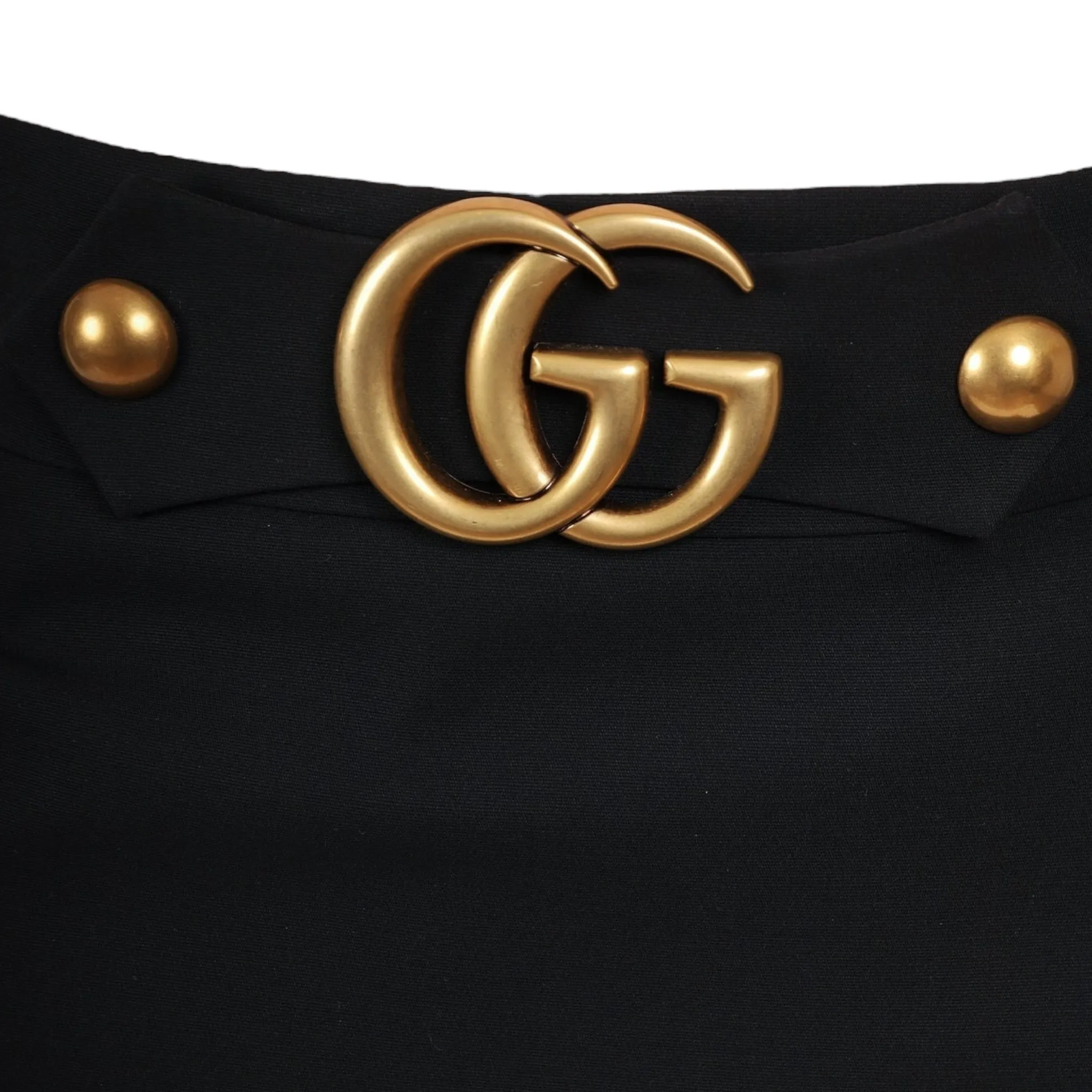 Gucci A-Line Skirt w GG Hardware