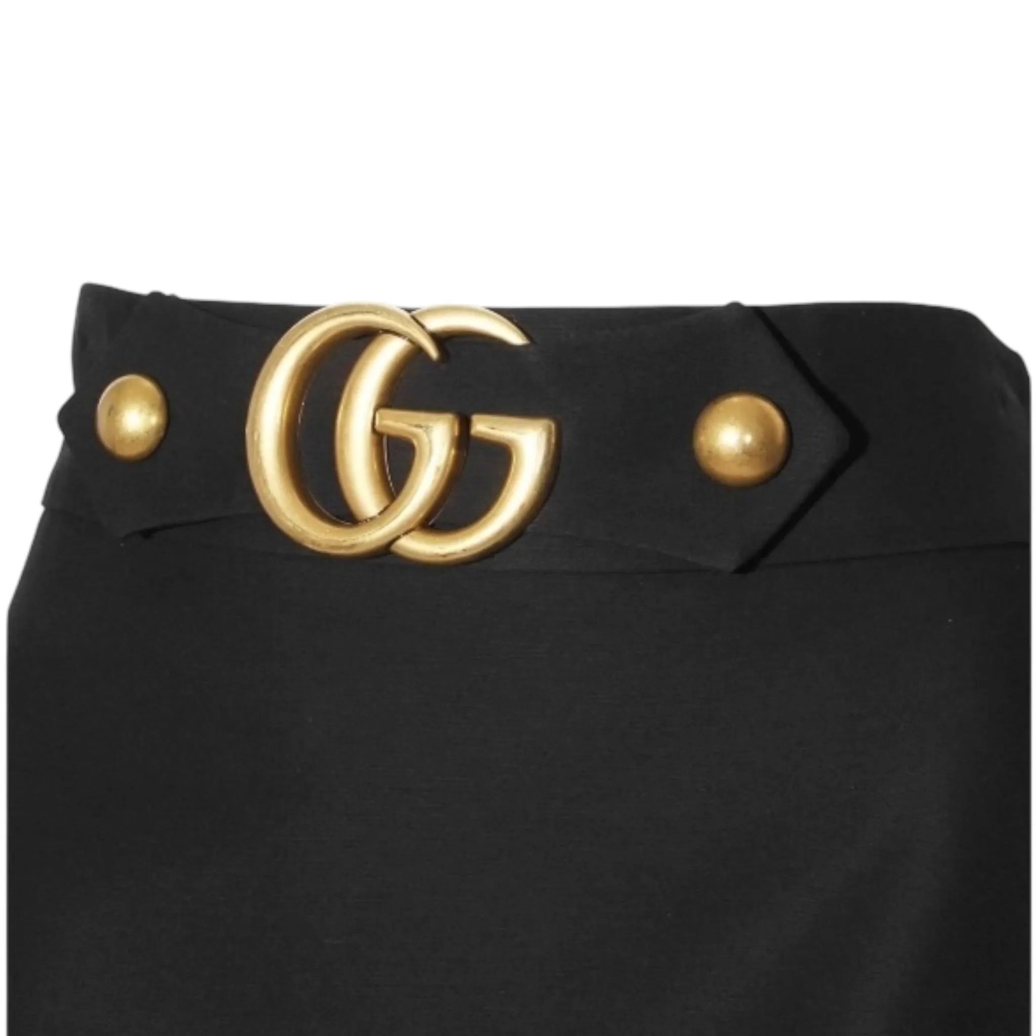 Gucci A-Line Skirt w GG Hardware