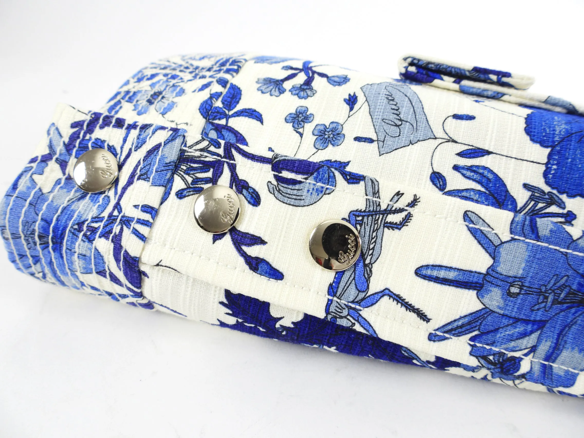 Gucci Flora Fauna Blue and Ivory Skirt - IT38 / 4