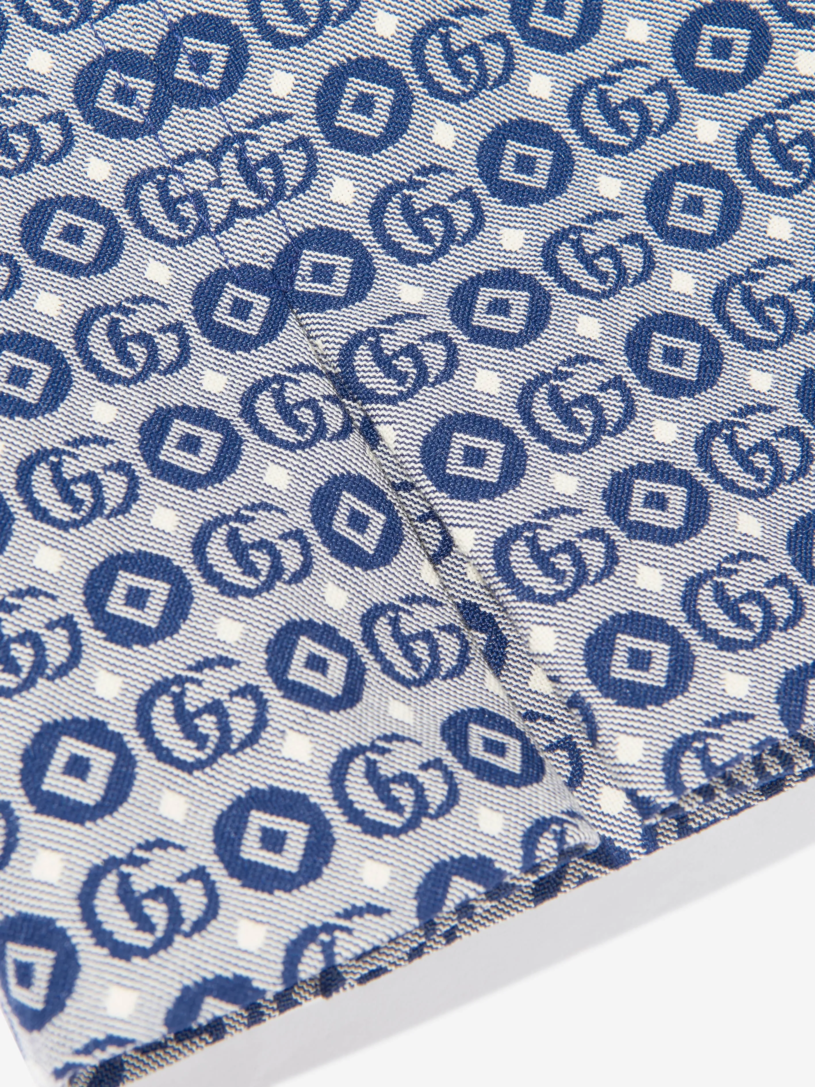 Gucci Girls GG Logo Skirt in Navy