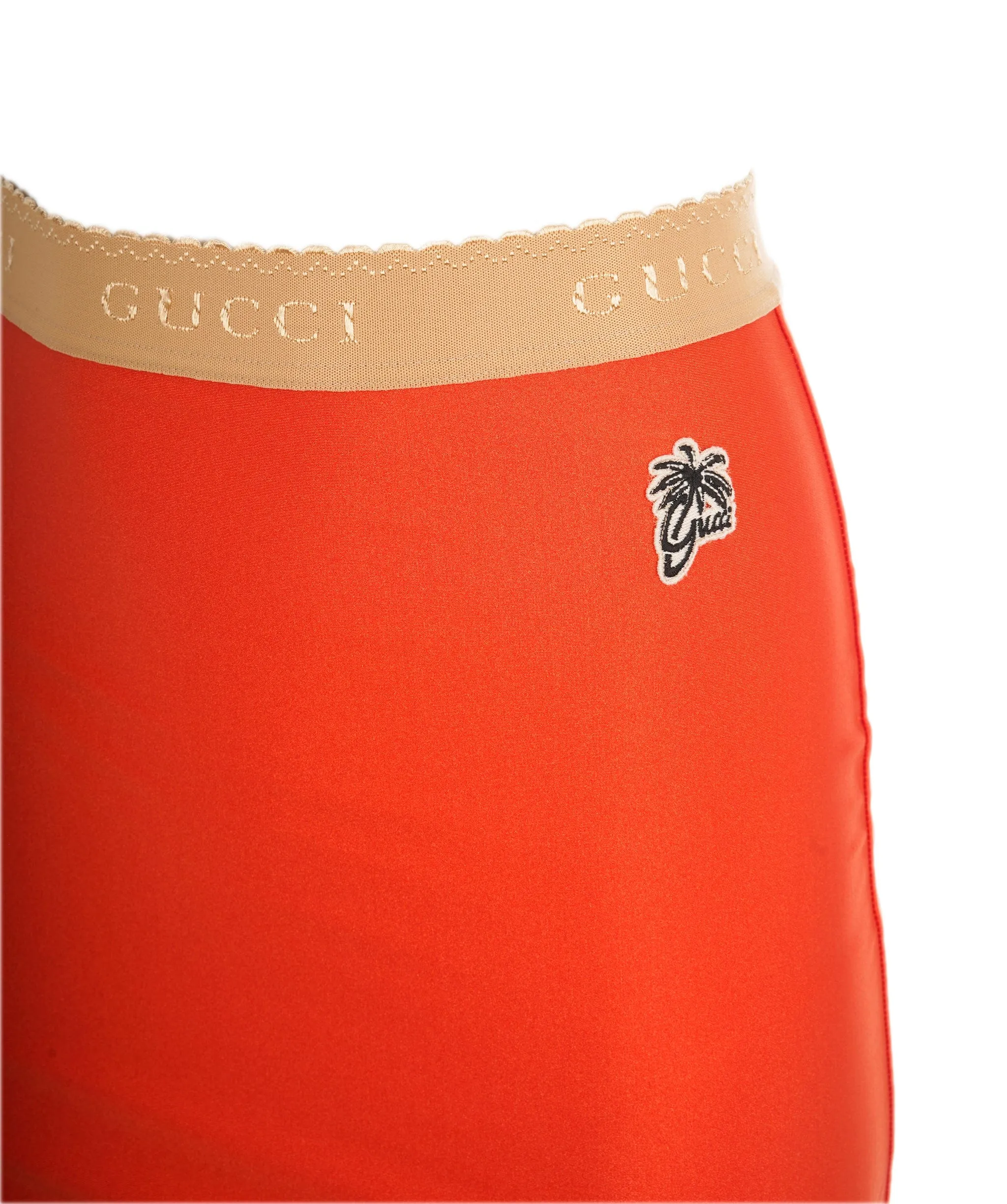 Gucci Orange Lycra Skirt  ALC1696