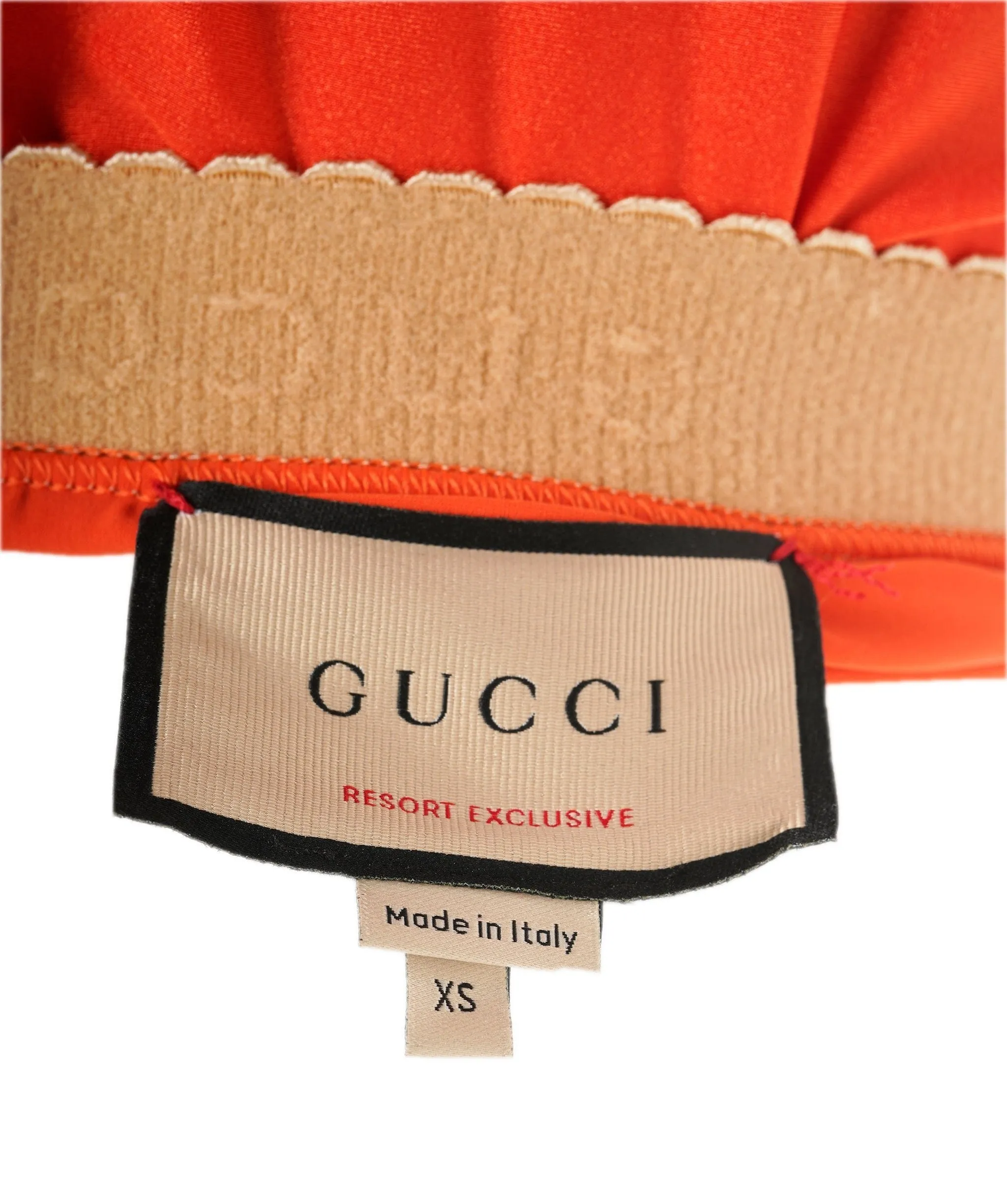Gucci Orange Lycra Skirt  ALC1696
