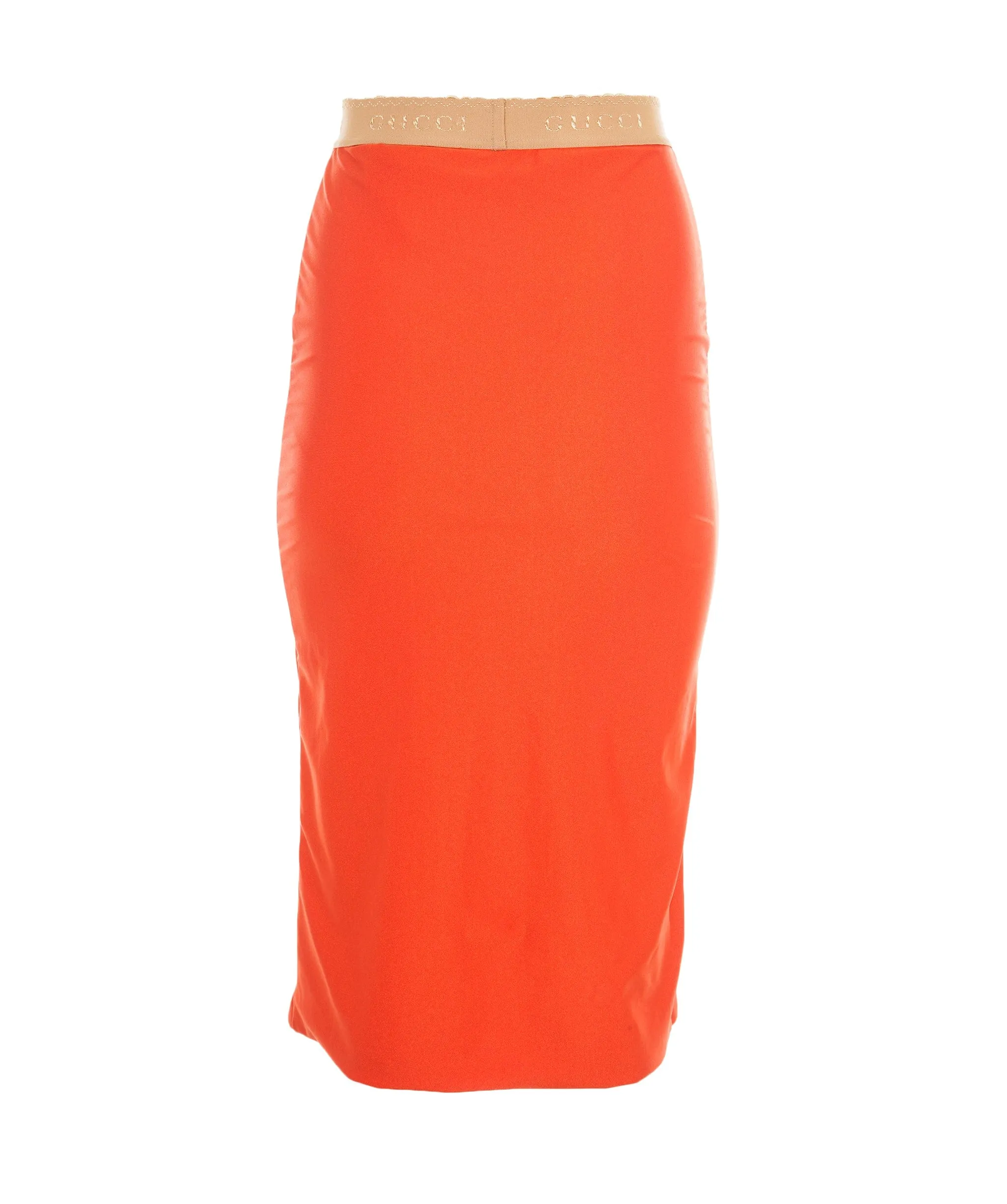 Gucci Orange Lycra Skirt  ALC1696