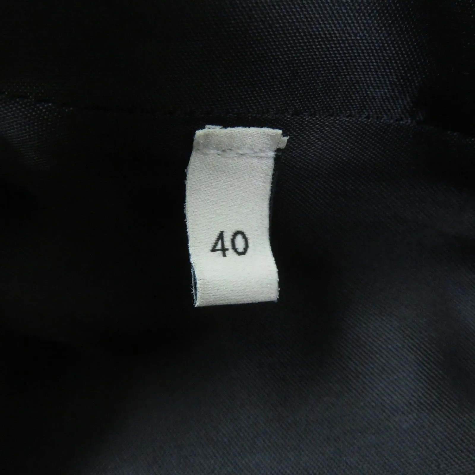 GUCCI Pleated skirt 511243 linen Black brown 40