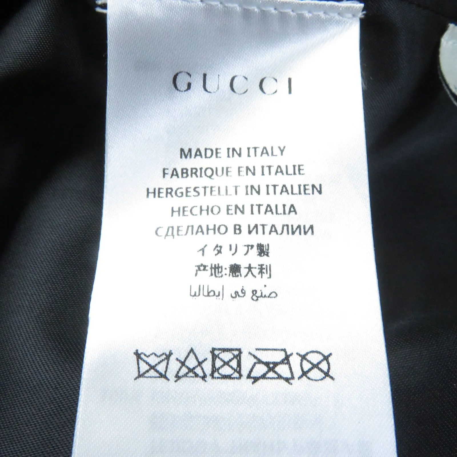 GUCCI Pleated skirt 511243 linen Black brown 40