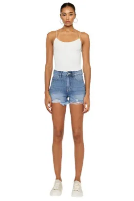 High Rise Mom Denim Shorts