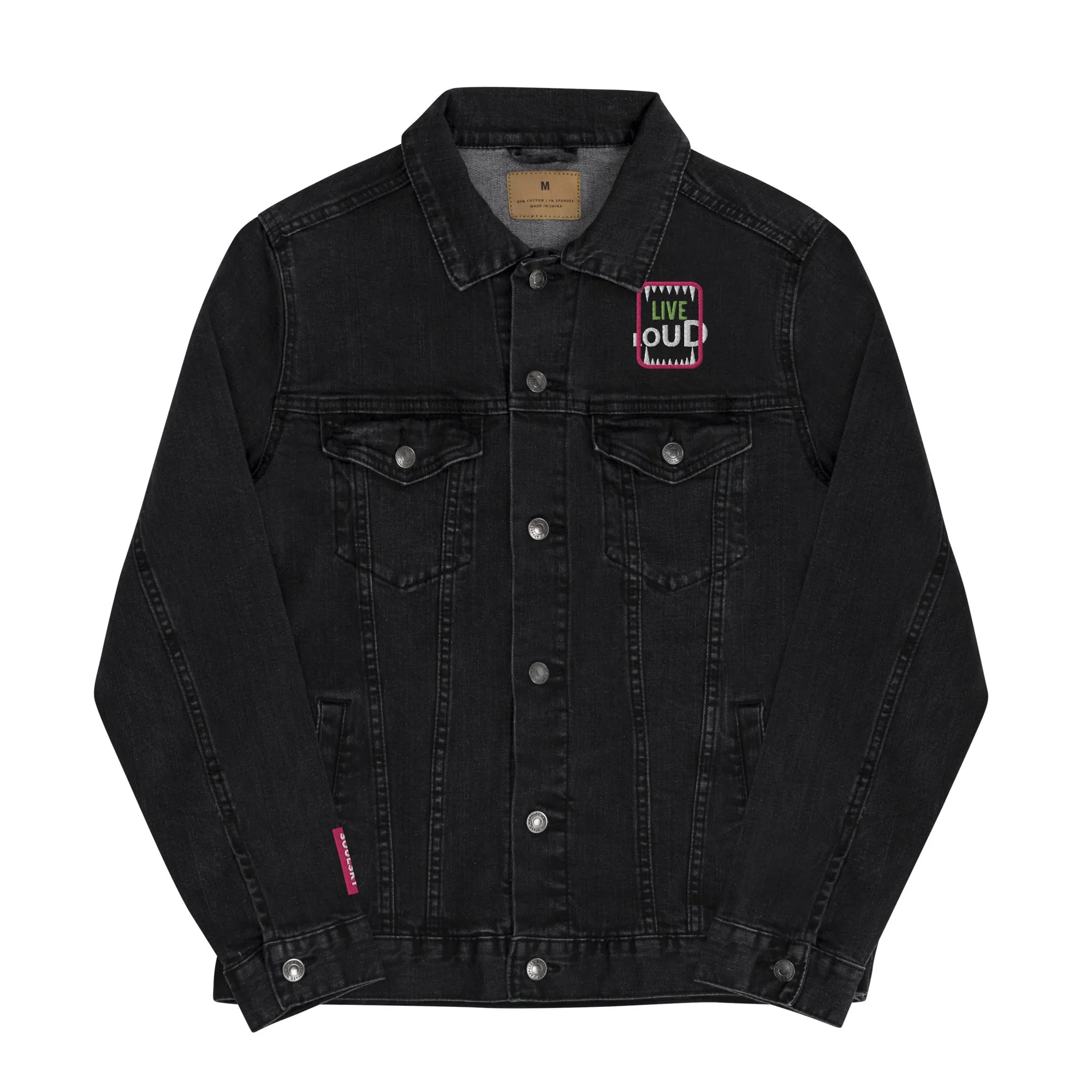 LIVE LOUD Unisex Denim Jacket