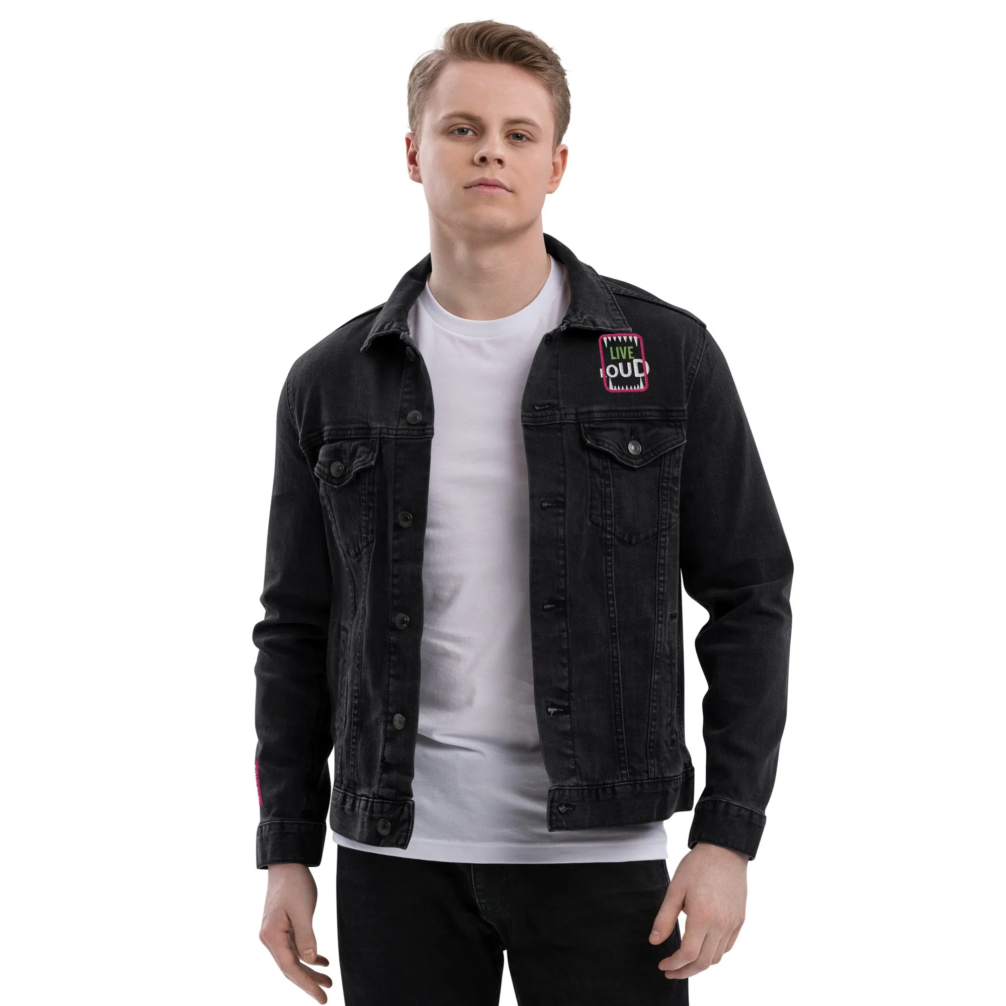 LIVE LOUD Unisex Denim Jacket