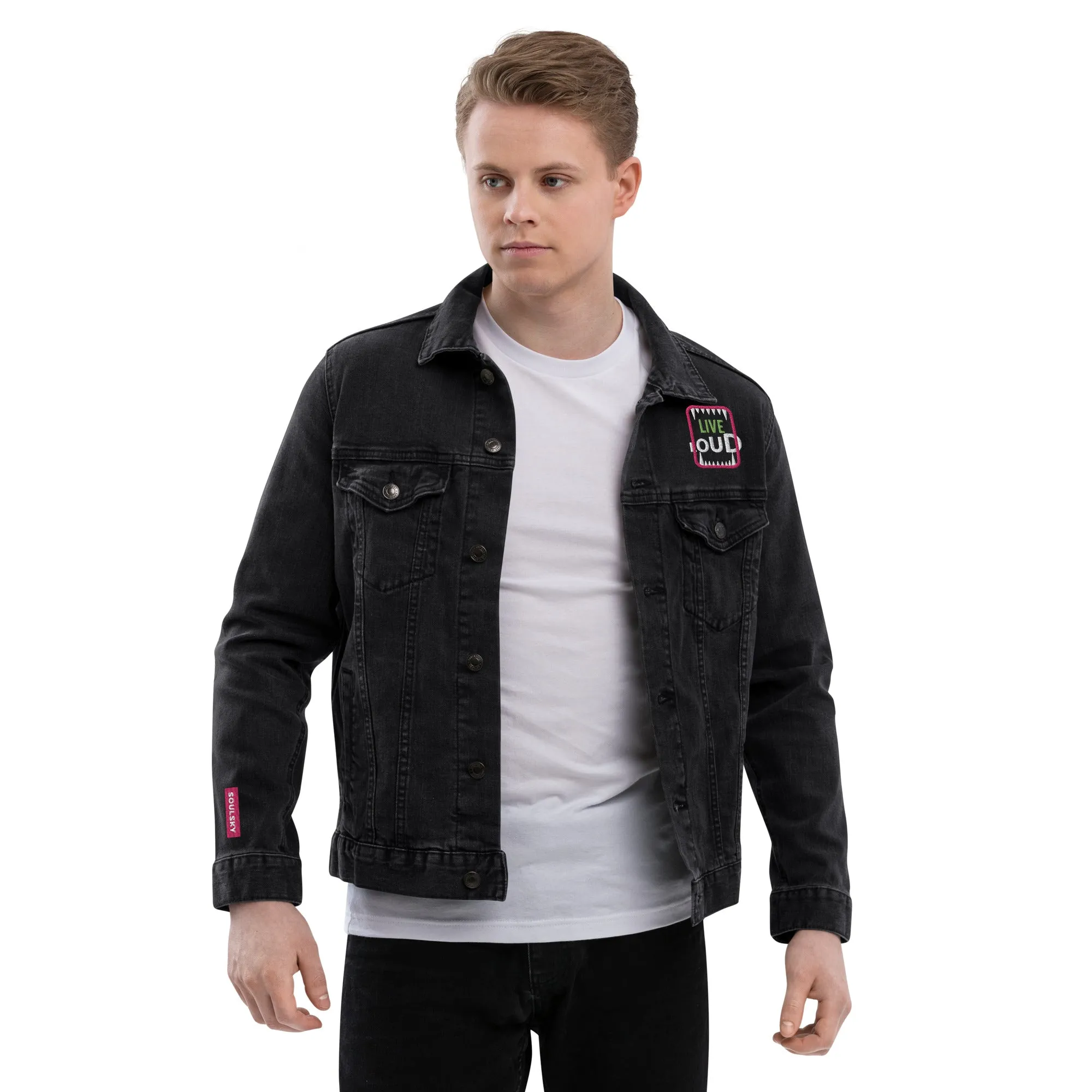 LIVE LOUD Unisex Denim Jacket