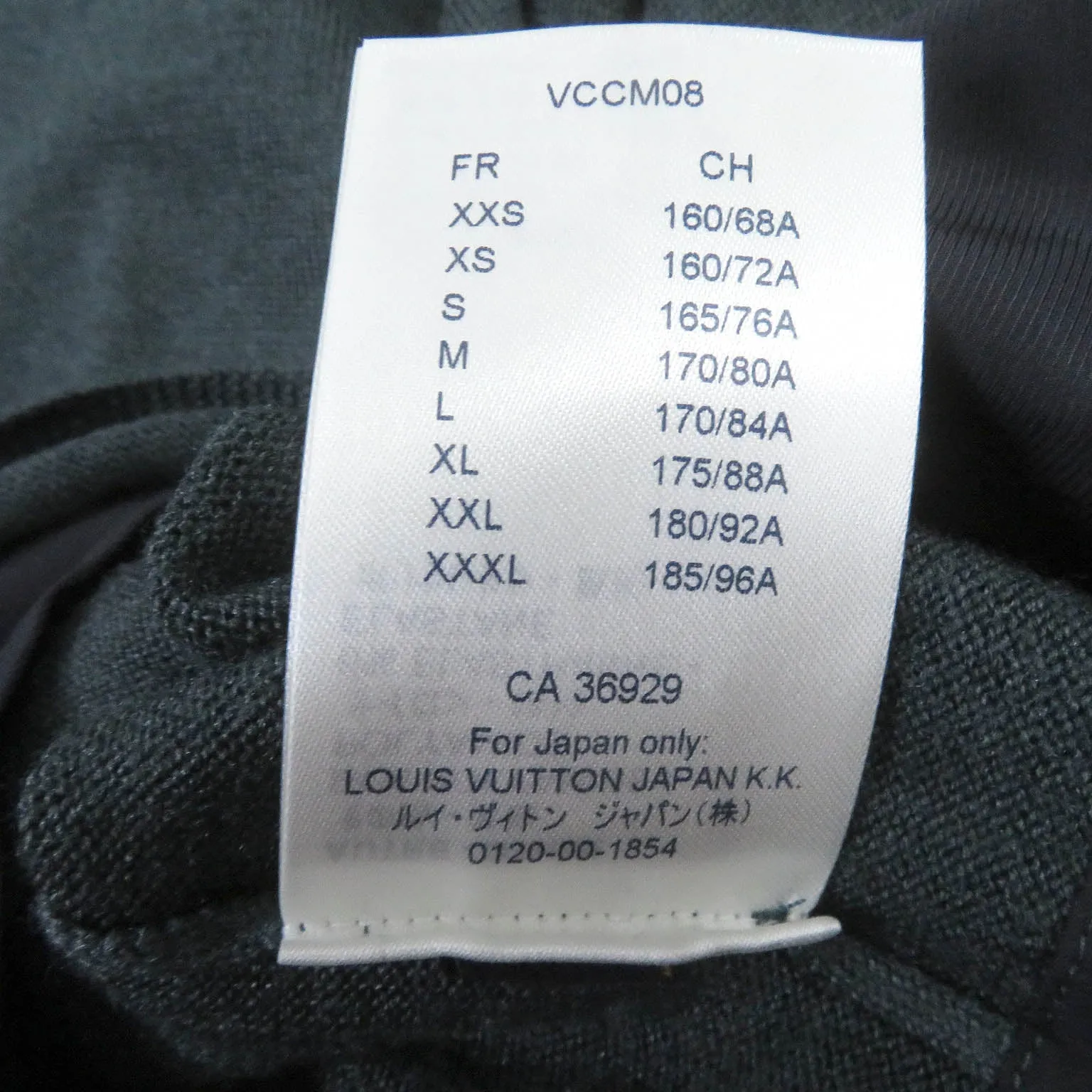 LOUIS VUITTON Long sleeve polo shirt HEN03W Outer material: 70% wool, Outer material: 30% silk, Part: 94% nylon, Part: 6% polyurethane Green navy mens S Used