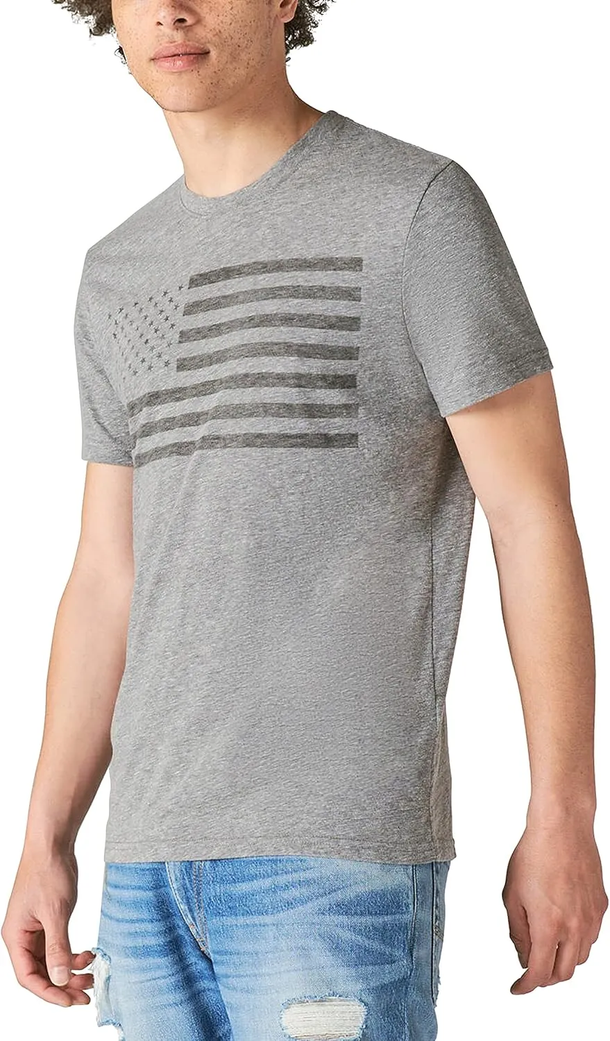 Lucky Brand Men's USA Flag Tee