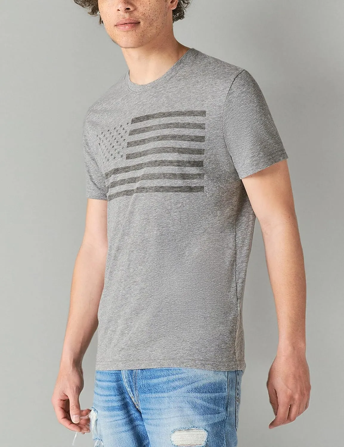 Lucky Brand Men's USA Flag Tee