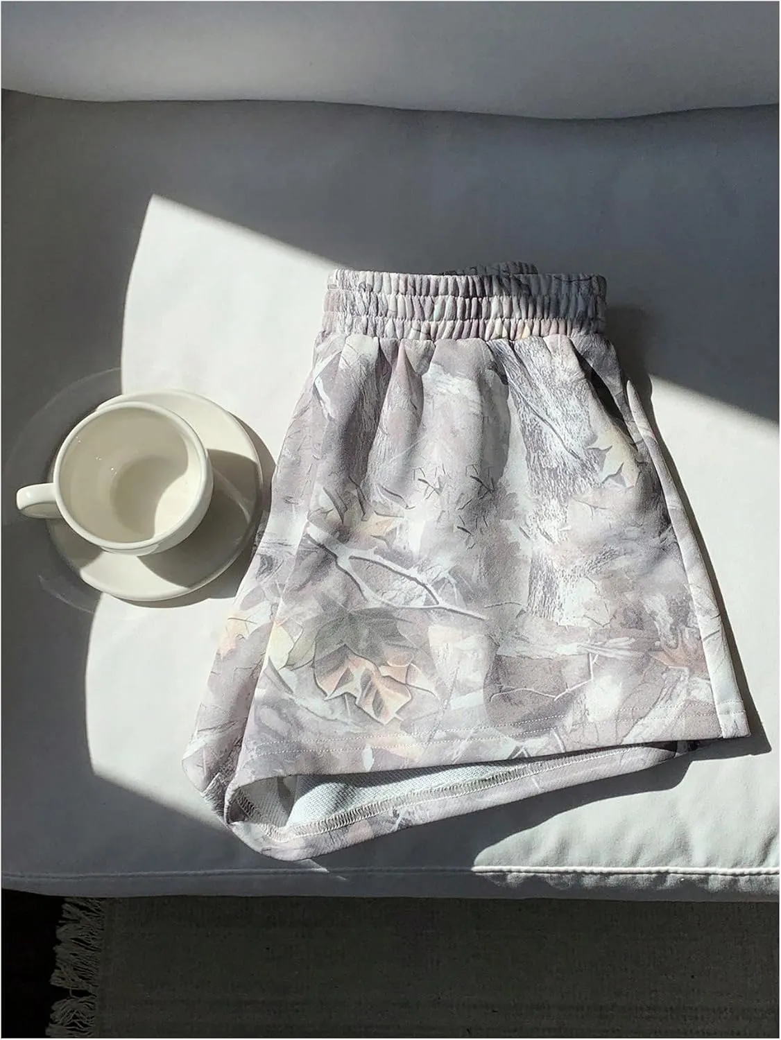 MakeMeChic Women's Sweat Shorts Summer Casual Camo Boxer Workout Shorts