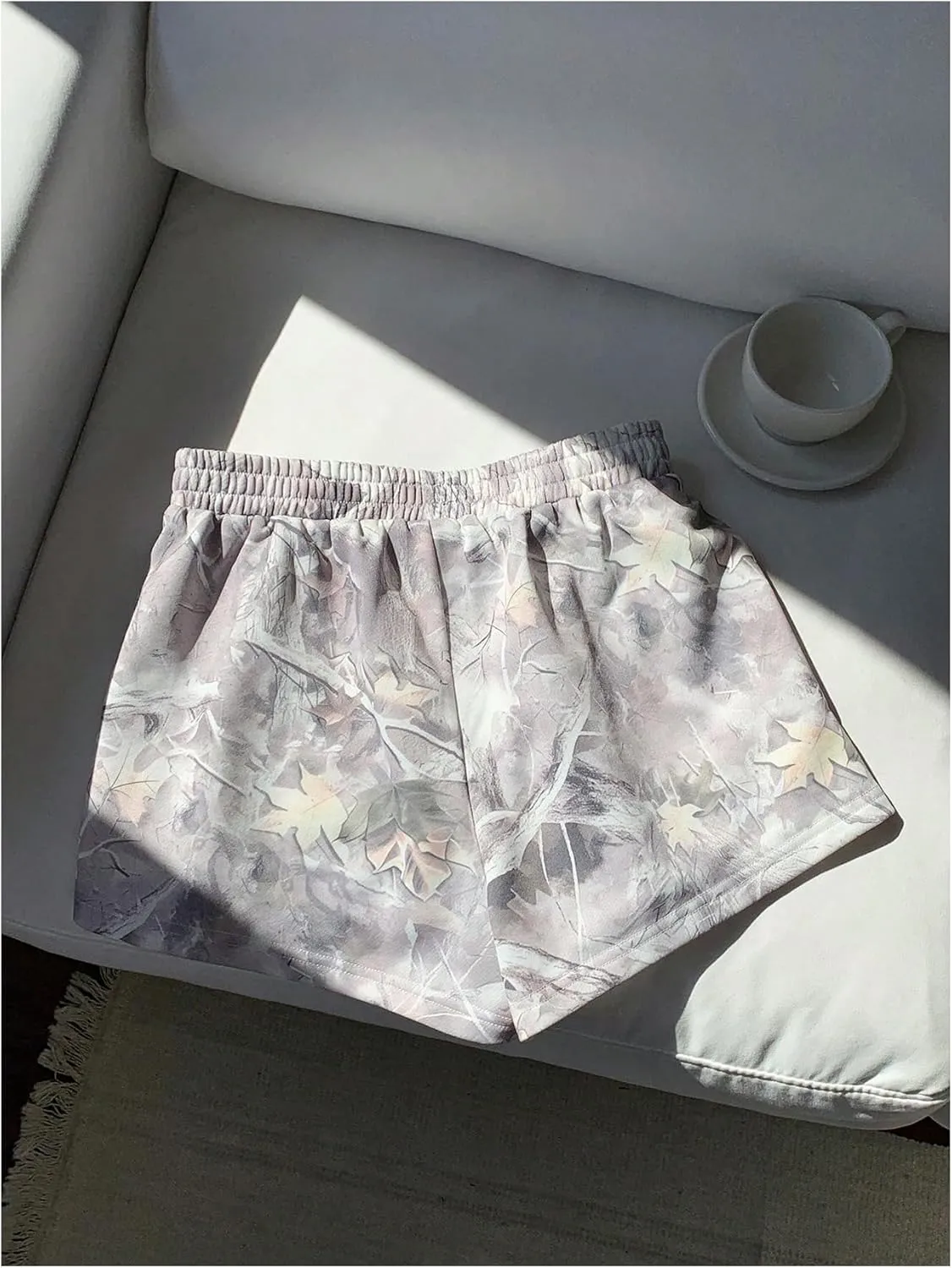 MakeMeChic Women's Sweat Shorts Summer Casual Camo Boxer Workout Shorts