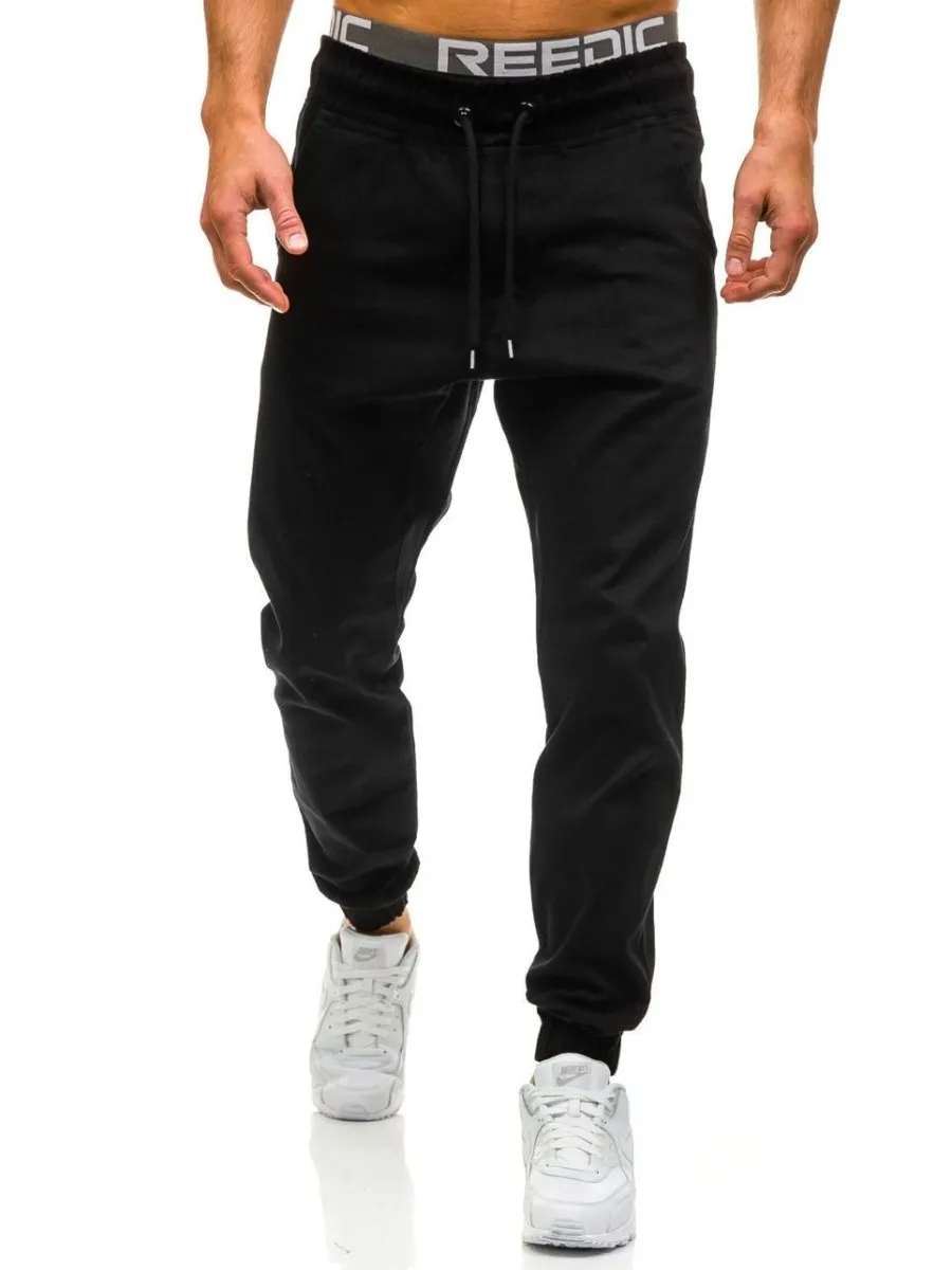 Men Joggers New Casual Pants Men Brand Clothing High Quality Spring Long Khaki Pants Elastic Male Trousers