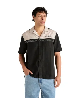 Mens Lebowski Shirt - Black Sand