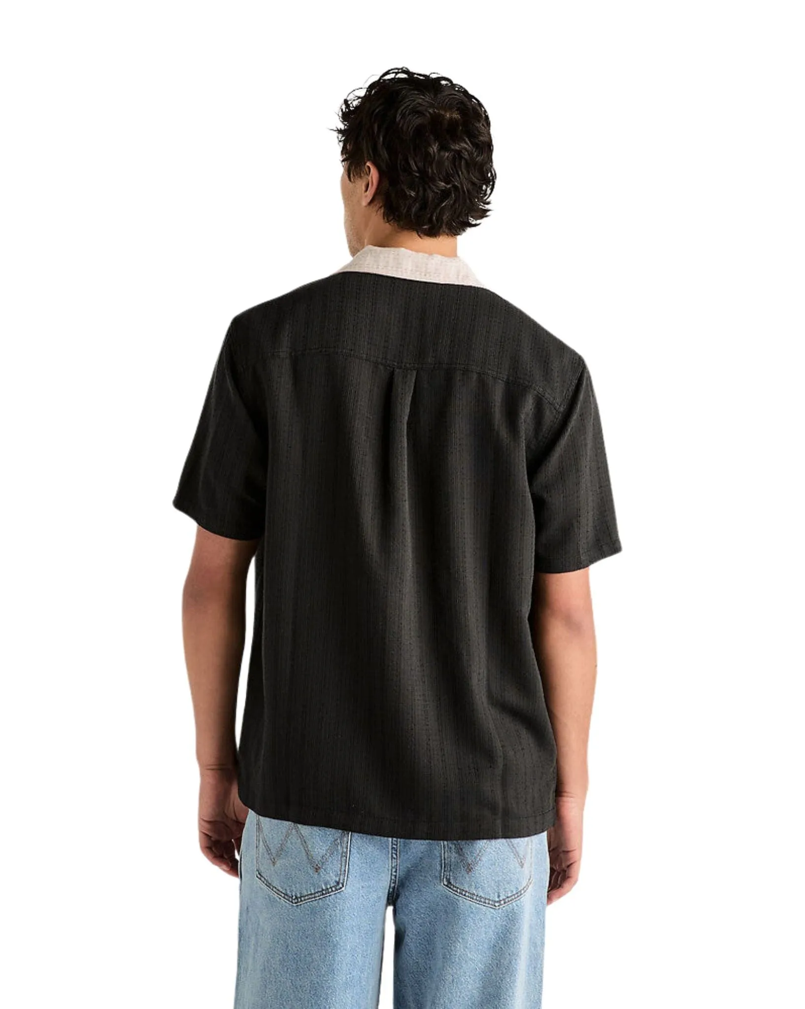 Mens Lebowski Shirt - Black Sand