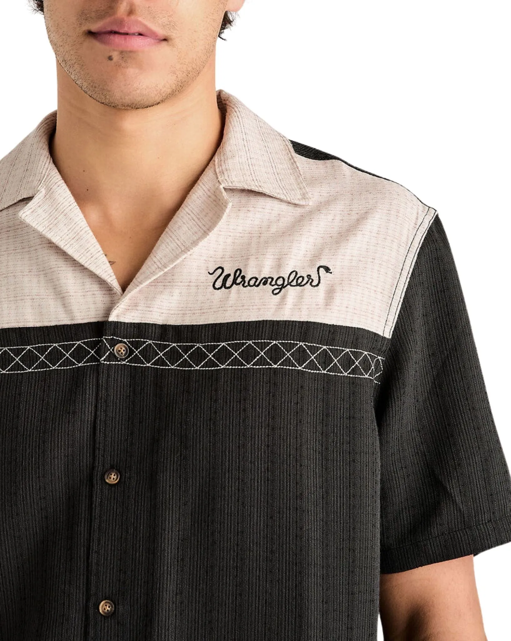 Mens Lebowski Shirt - Black Sand