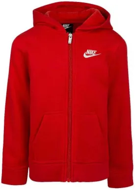 Nike Boy's Club Fleece Full Zip Hoodie (Little Kids)