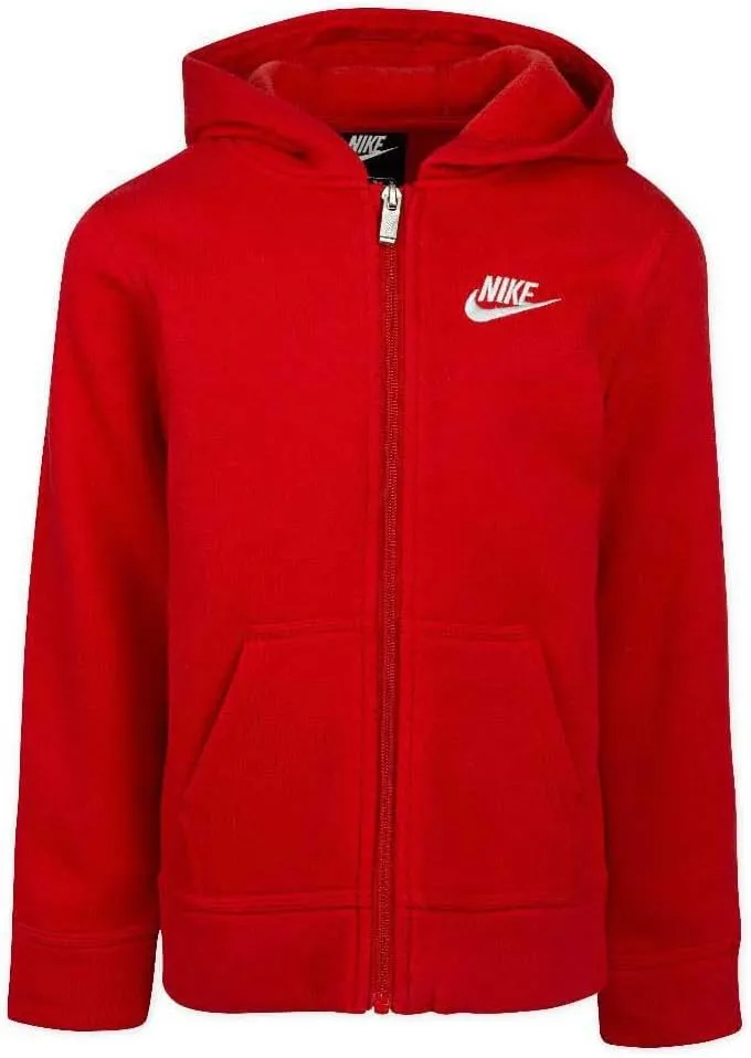 Nike Boy's Club Fleece Full Zip Hoodie (Little Kids)