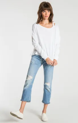 n:Philanthropy - Petra Zipper Sweatshirt White