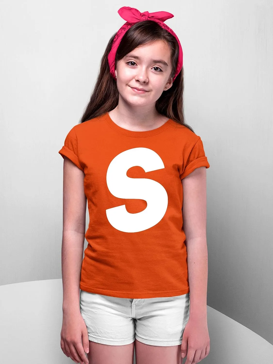 Promotion & Beyond Letter S Halloween Team Group Event Trick Treat Costume Accessory Youth T-Shirt