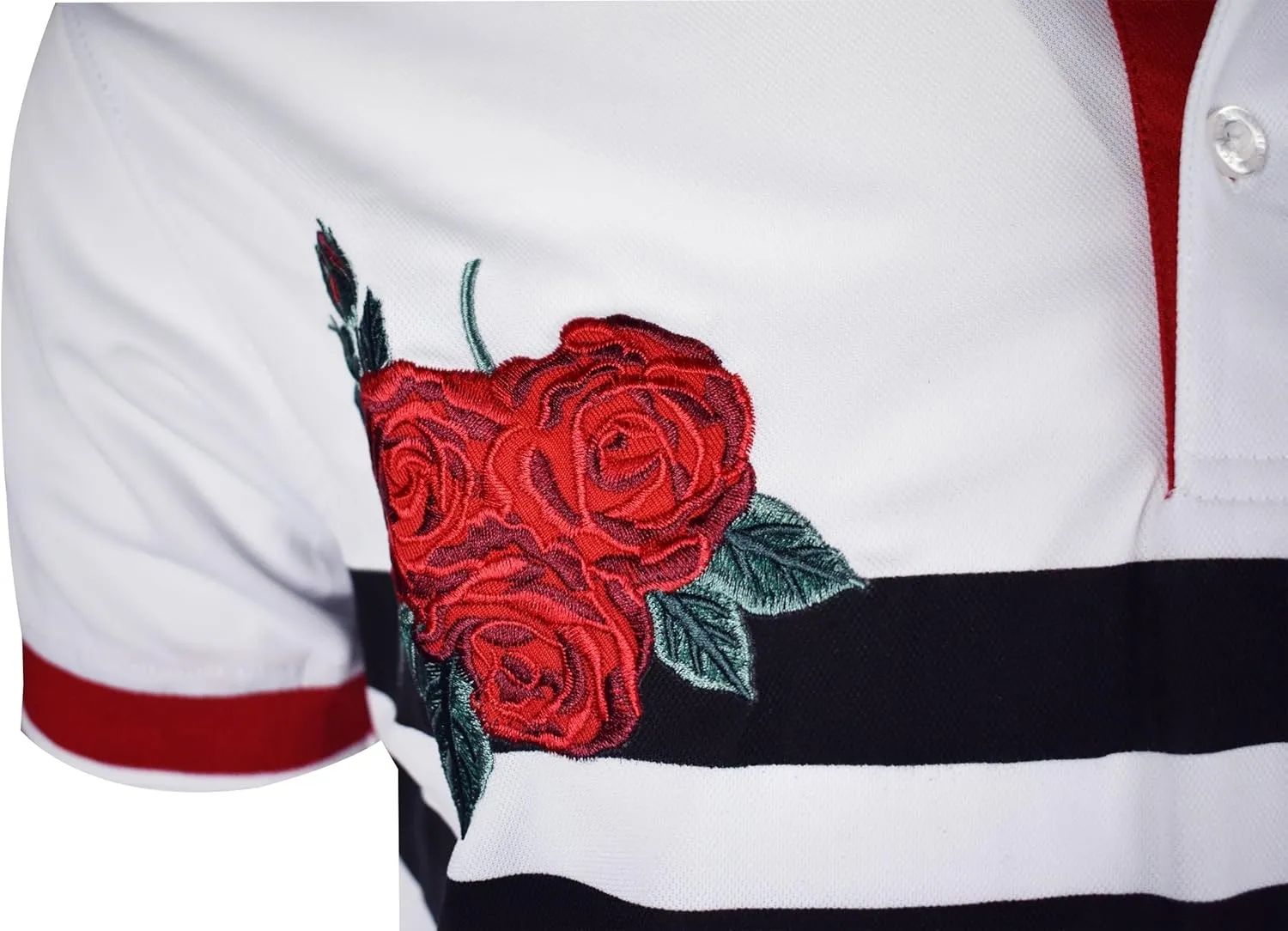 Screenshotbrand Mens Hipster Hip-Hop Premium Tees - Stylish Fashion Embroidery Polo T-Shirt