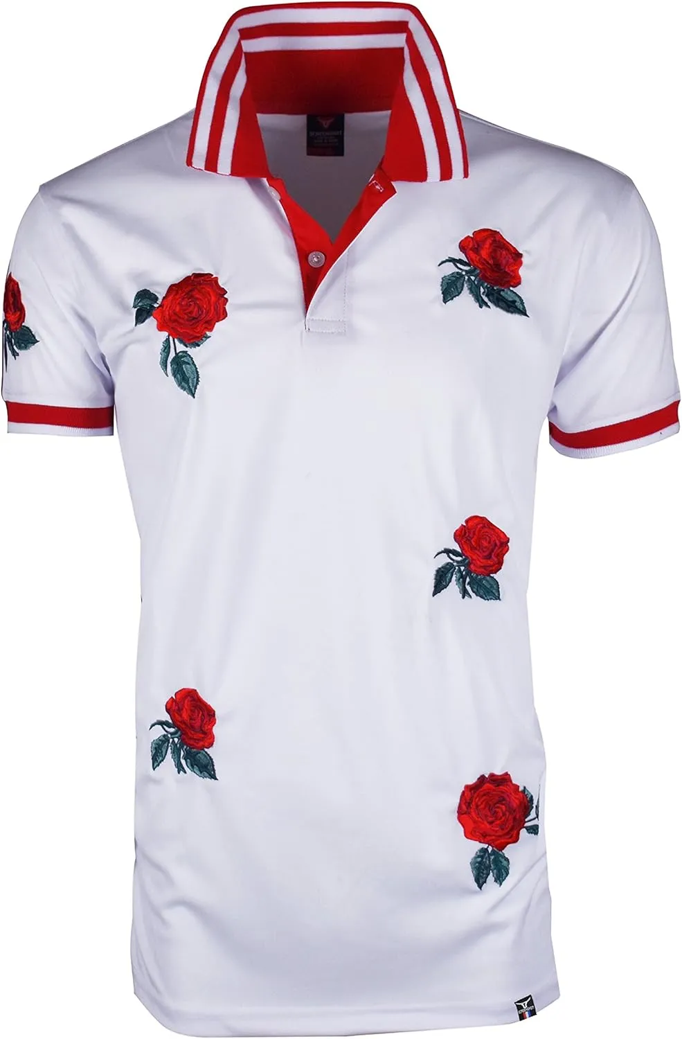 Screenshotbrand Mens Hipster Hip-Hop Premium Tees - Stylish Fashion Embroidery Polo T-Shirt