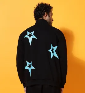 STAR Regular Fit Zipper Sweatshirt