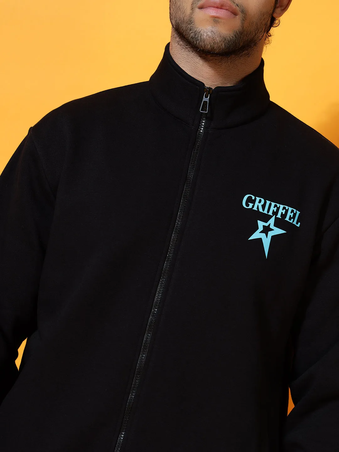 STAR Regular Fit Zipper Sweatshirt