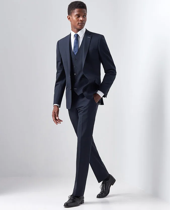 Tapered Fit Wool-Blend Stretch Mix and Match Suit