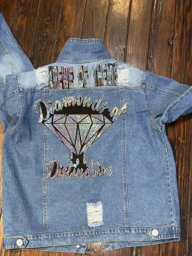 THEMIS DIAMONDS OF DISTINCTION DENIM  Patchwork JACKET