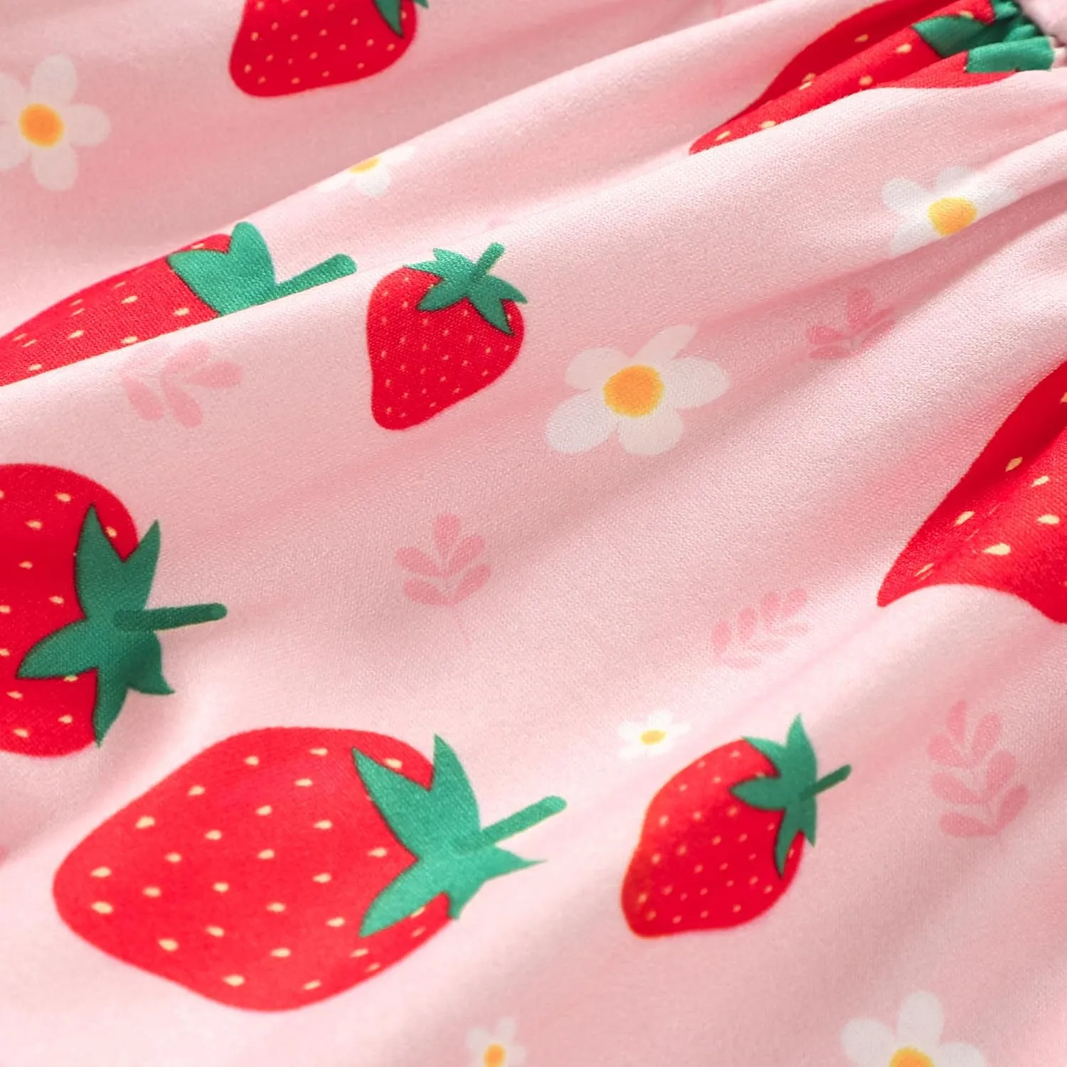 Toddler Little Girl Summer Dresses Kids Cute Casual Flutter Sleeve Tiered Smock Dress 2-7 Years