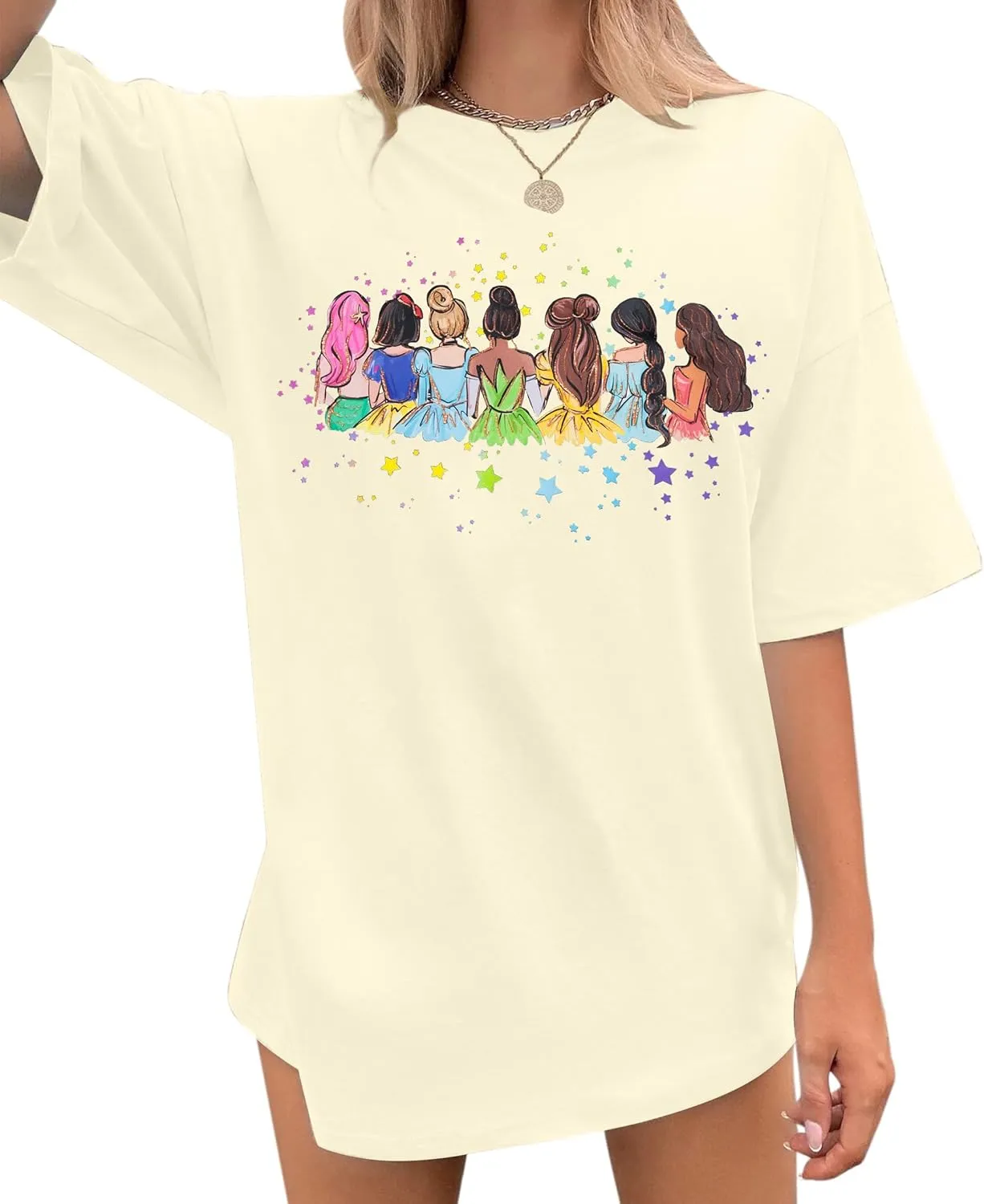 UNIQUEONE Magical Shirt for Women: Magic Kingdom Tshirt Princess Shirt Family Vacation Trip Tee