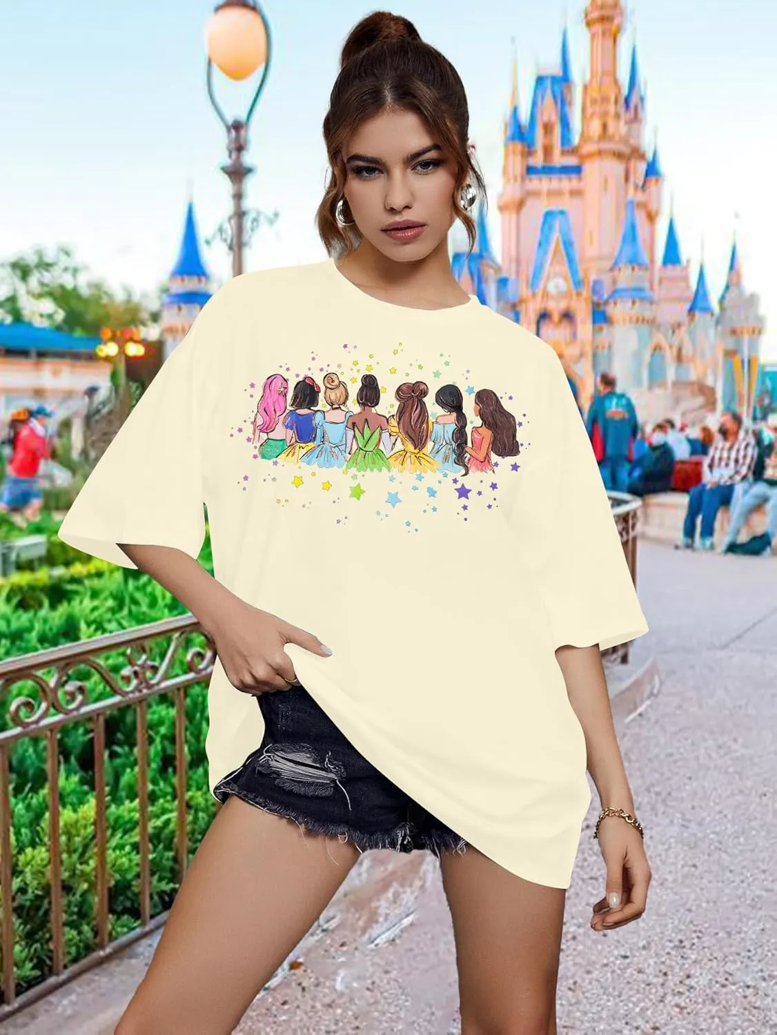 UNIQUEONE Magical Shirt for Women: Magic Kingdom Tshirt Princess Shirt Family Vacation Trip Tee
